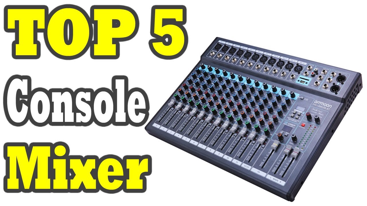 Top 5 Best 12 Channel Mixing Console Mixer Review In 2021