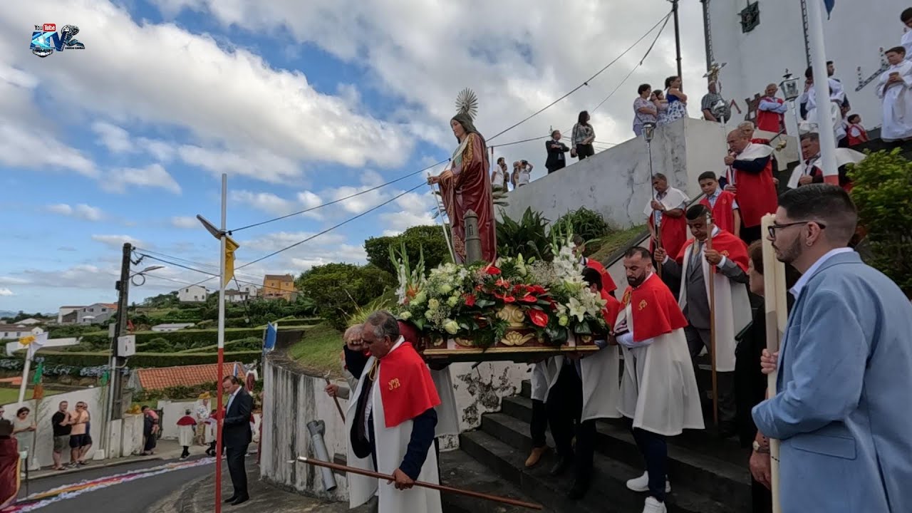 Procissão de Santa Barbara  Saida  Ponta Delgada  Já Sem Cortes