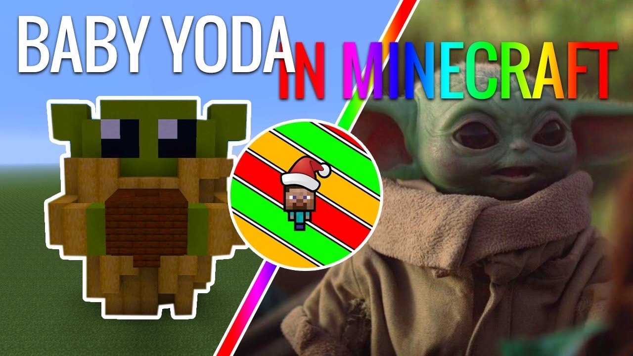 How to build a simple Grogu 'Baby Yoda' in Minecraft!!