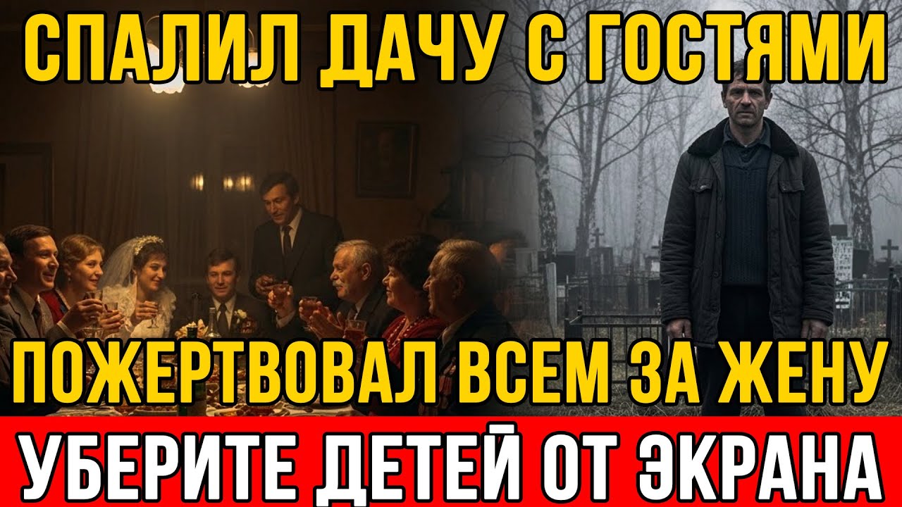 ЭЛЕКТРИК СПАЛИЛ ДАЧУ С ГОСТЯМИ. Устроил пожар мести за жену. Кровавая свадьба номенклатуры. СССР
