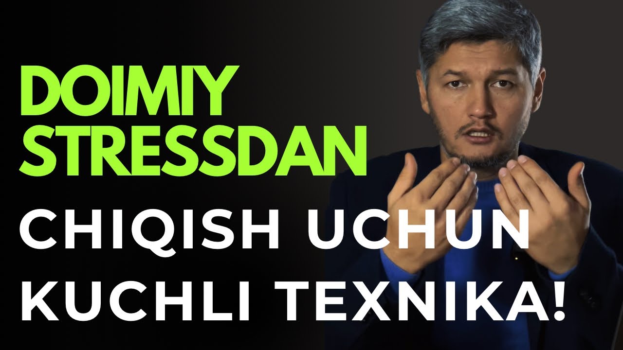 Stressdan chiqish uchun KUCHLI TEXNIKA Psixolog Dilshod Mannopov #psixolog #rek #texnika 