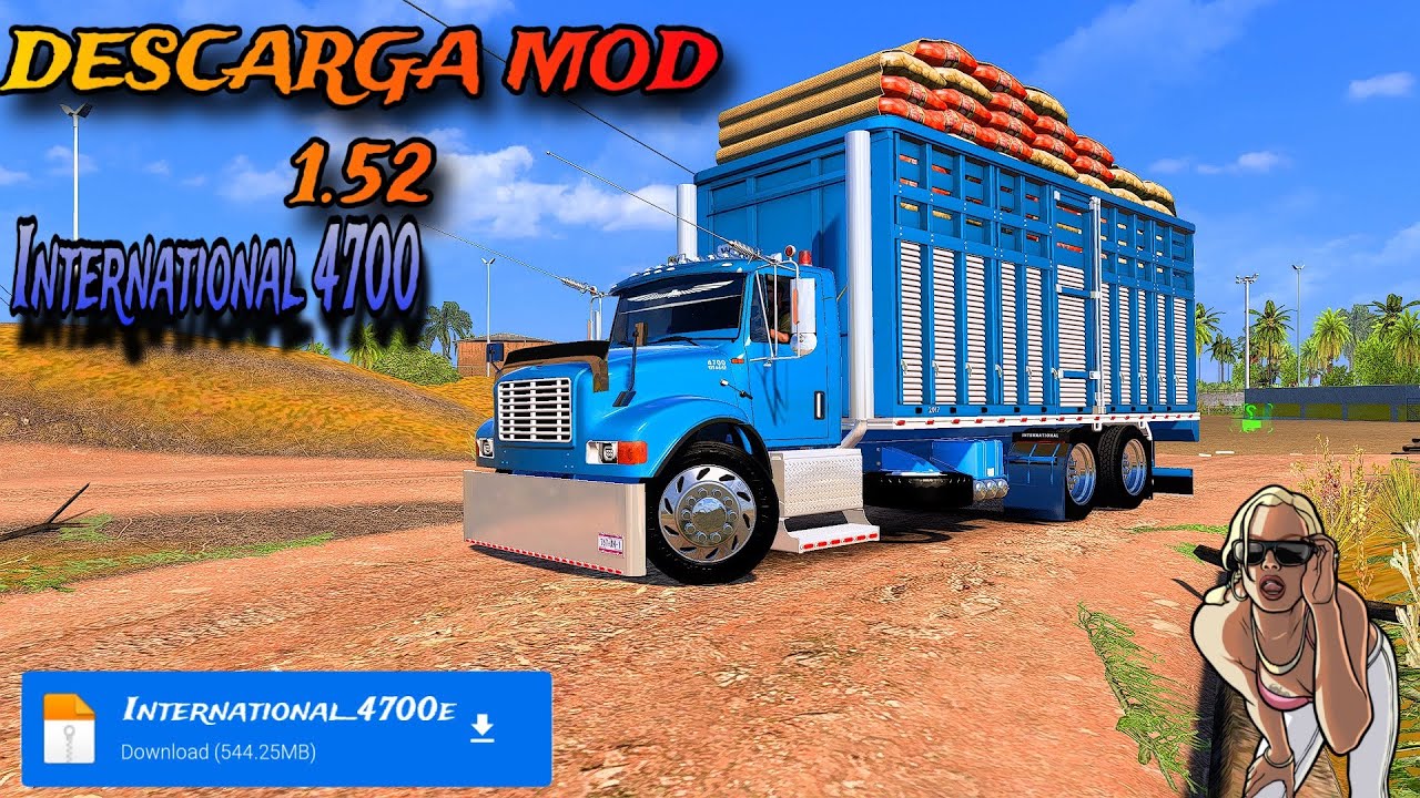 DESCARGA MOD INTERNATIONAL 4700 TORTON MEXA | ats mods 1.52 | Madara 57
