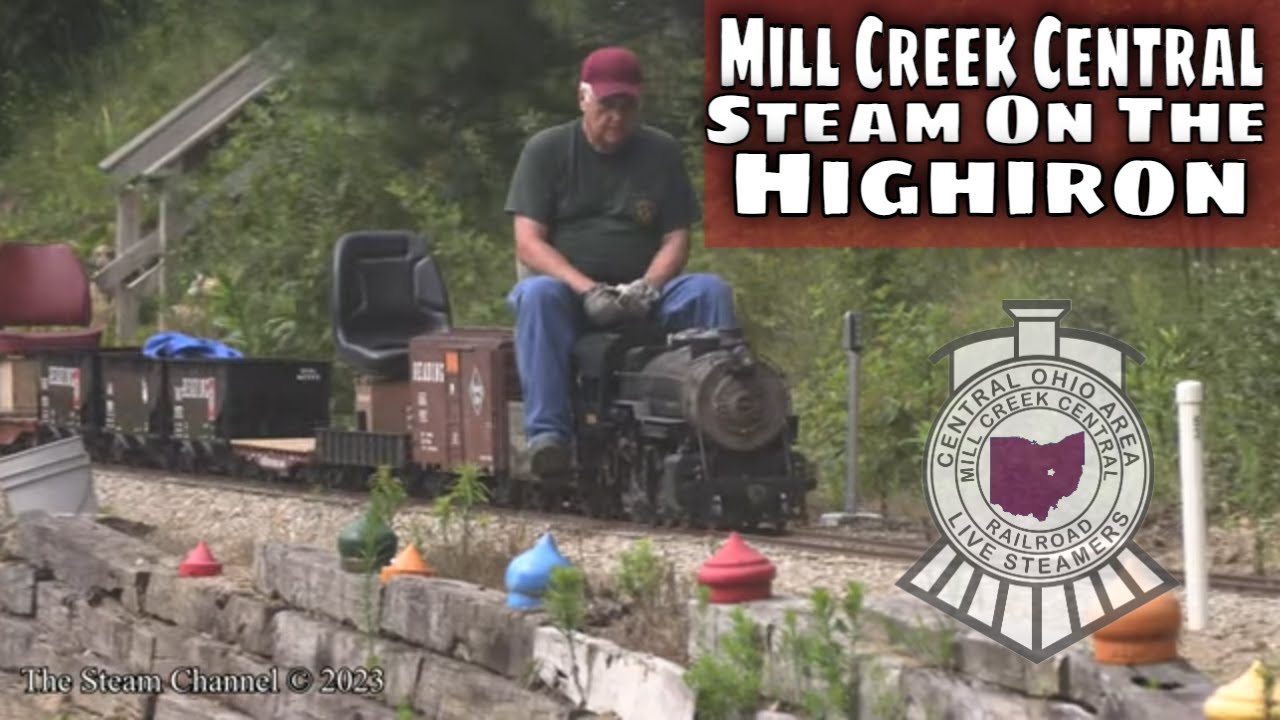 Live Steam In Action At Mill Creek Central's Large Engine Meet!