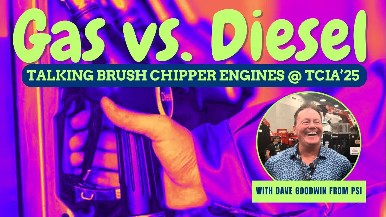 Gas vs Diesel Engines for Brush Chippers (Live at TCIA '25)
