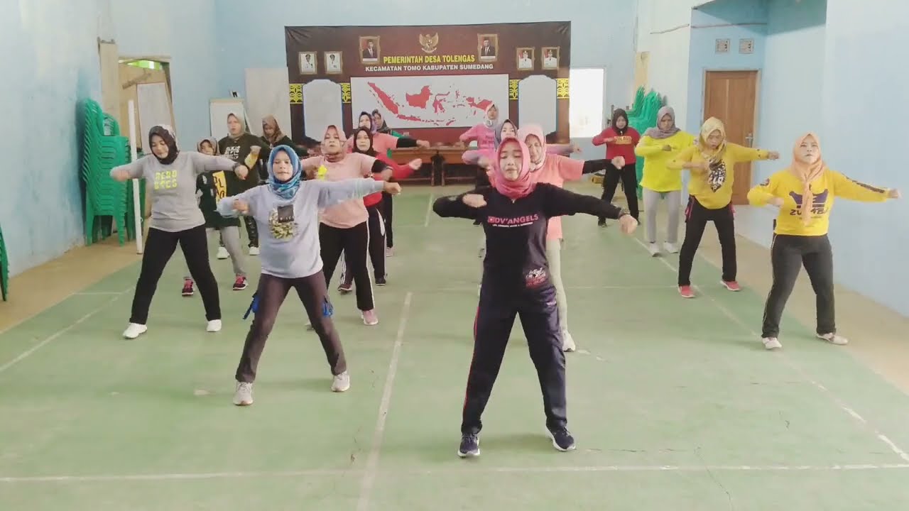 Senam aerobik || Aerobik pralansia || Senam indoor beat instansi ||  Mudah diikuti