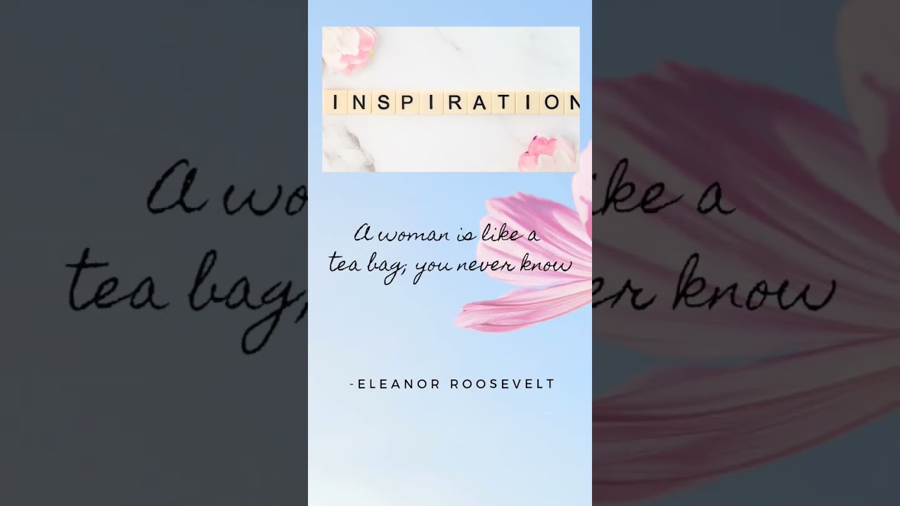 Eleanor Roosevelt Quote | Inspirational Quotes ❤️ #goodvibes #shortvideos #quoteoftheday