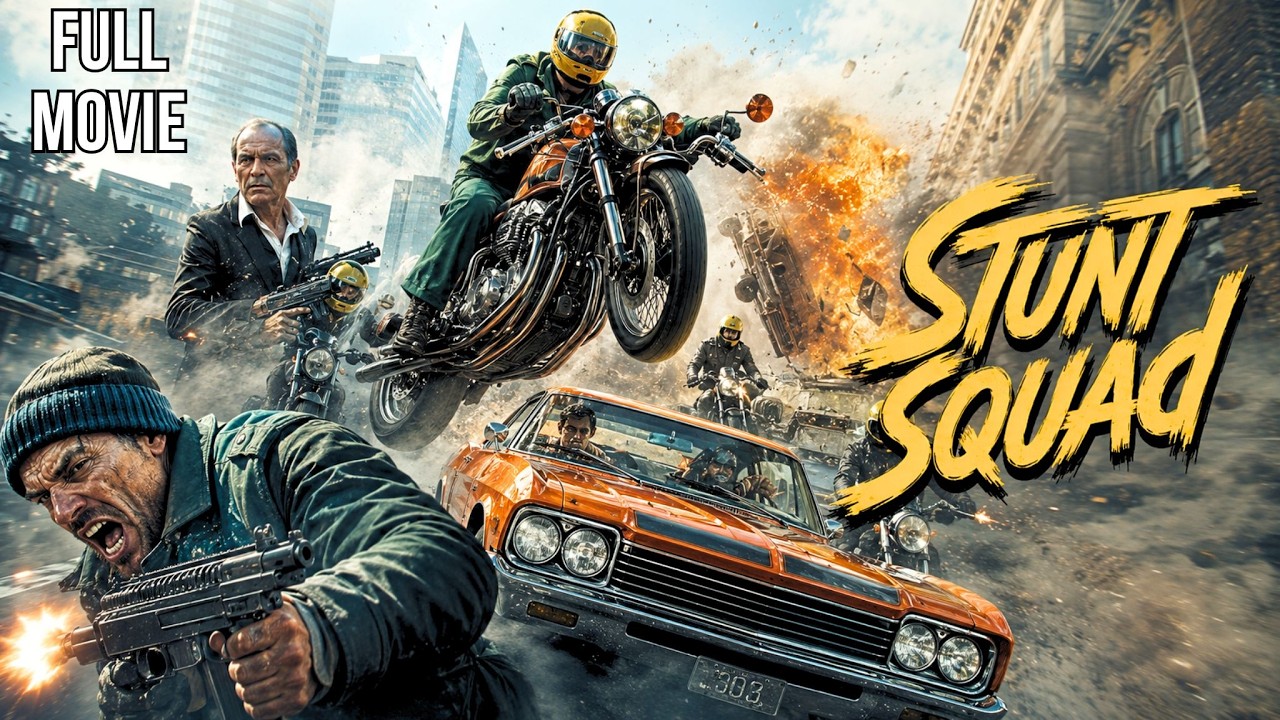 MOTORCYCLE COPS VS. STREET GANGS | Stunt Squad | Full HD Movie | Crime Action