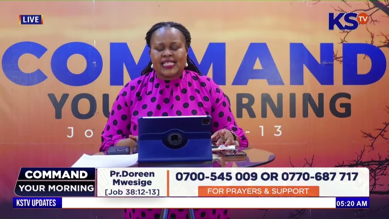 COMMAND YOUR MORNING WITH PR.DOREEN MWESIGE