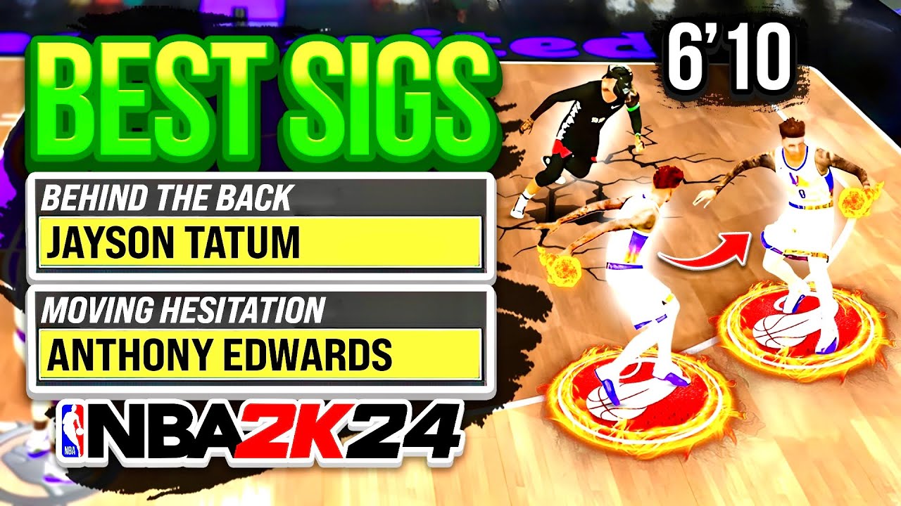 THESE NEW SIGS TURNED MY 6'10 INTO A DRIBBLE GOD ON NBA 2K24!