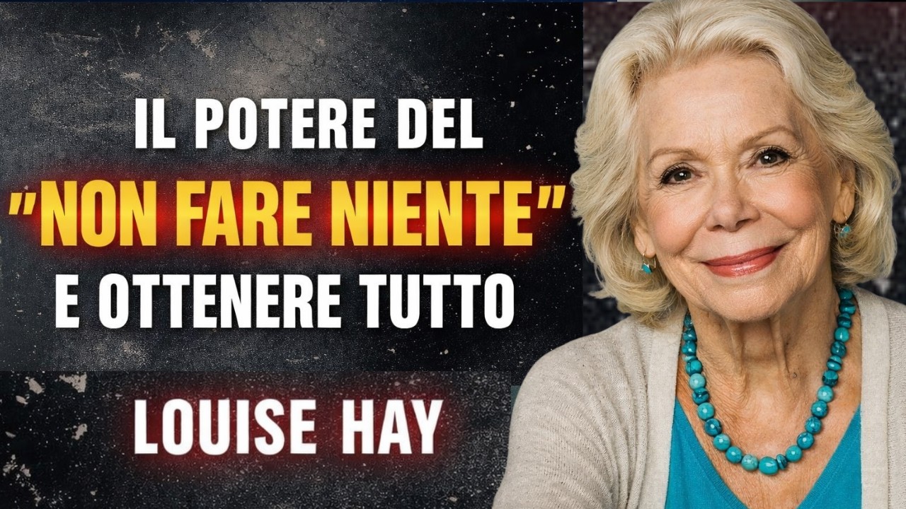 IL POTERE DEL “NON FARE NIENTE” E OTTENERE TUTTO | Louise Hay