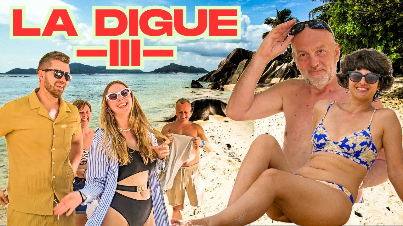 La Digue 3/4. Cea mai frumoasa plaja din Seychelles, in TOP 5 in lume - Anse Source D'Argent 2025 4K
