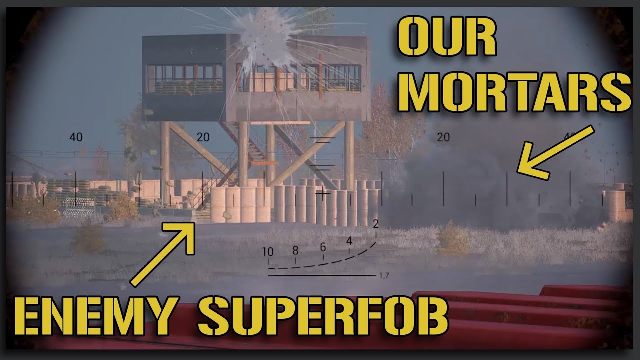 MORTAR FOB VS SUPERFOB! WHO WINS? - Squad Gameplay