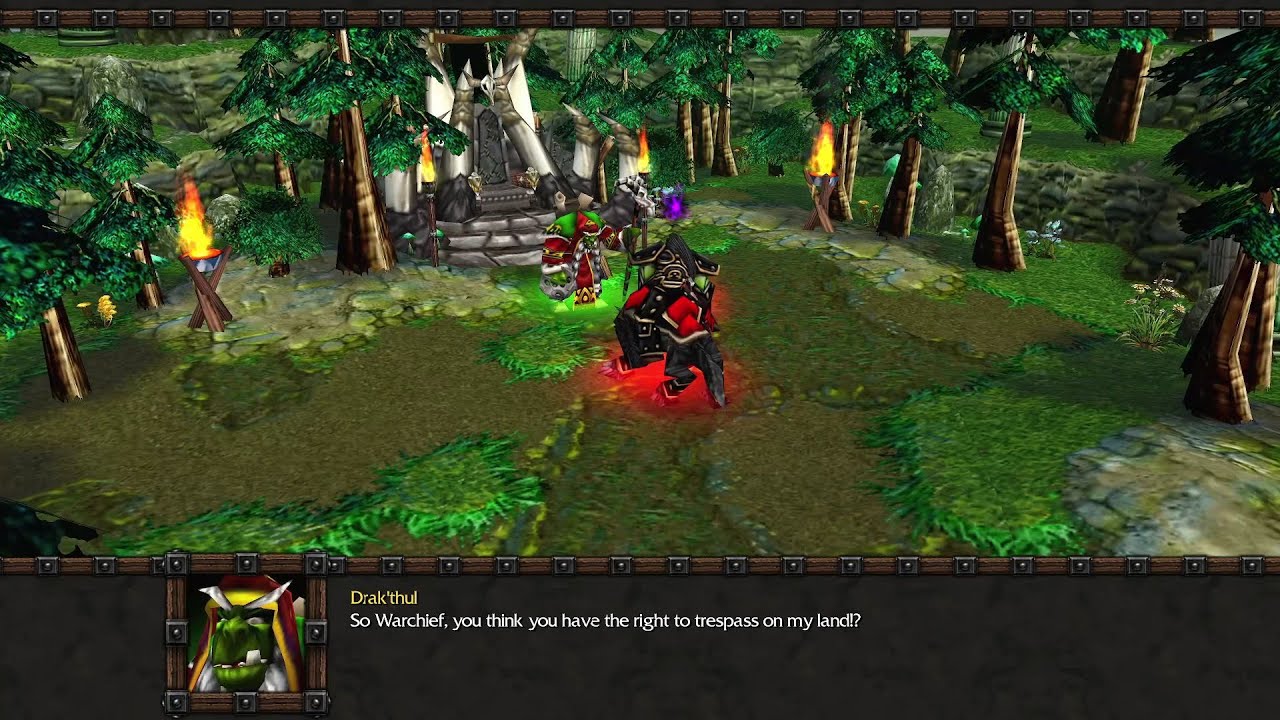 Thrall recruit Drak'Thul as he marches through Ashenvale