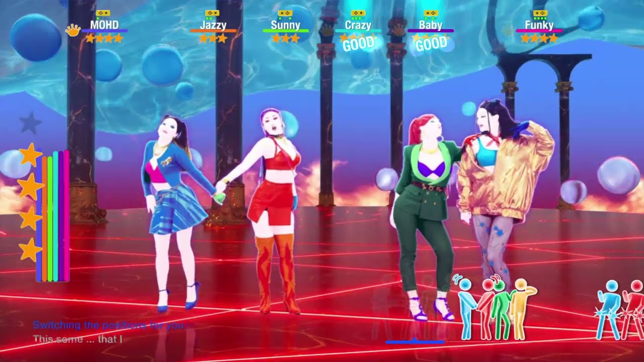 Just Dance 2022 (Unlimited) : Positions By Ariana Grande (Gameplay 6 Players)