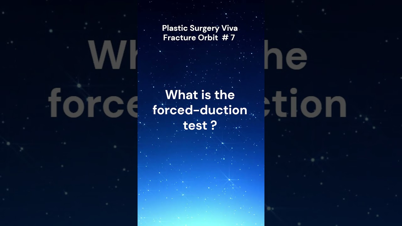 Что такое тест форсированного приведения? Fracture Orbit Viva # 7 # Shorts