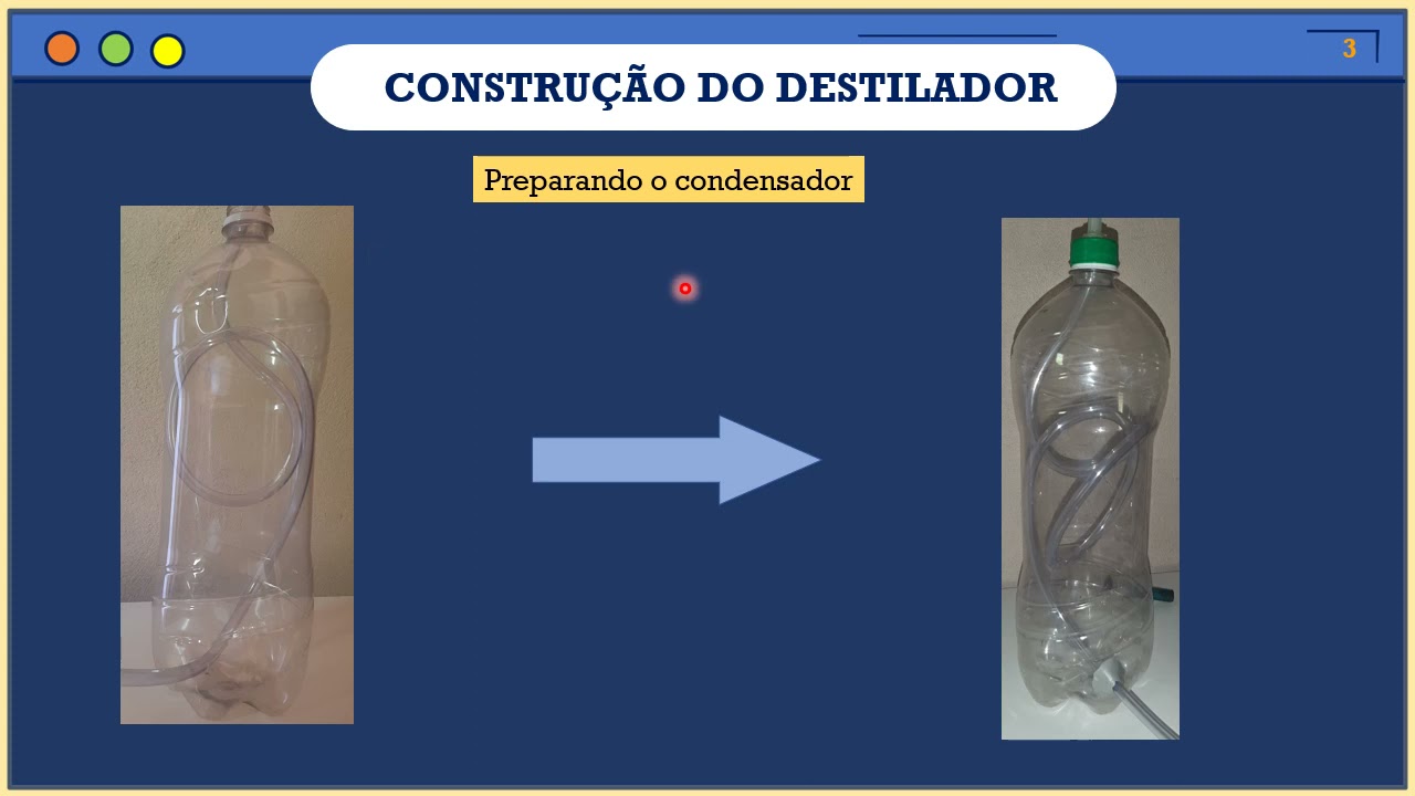 CONSTRUÇÃO DE DESTILADOR CASEIRO COM MATERIAIS ALTERNATIVOS