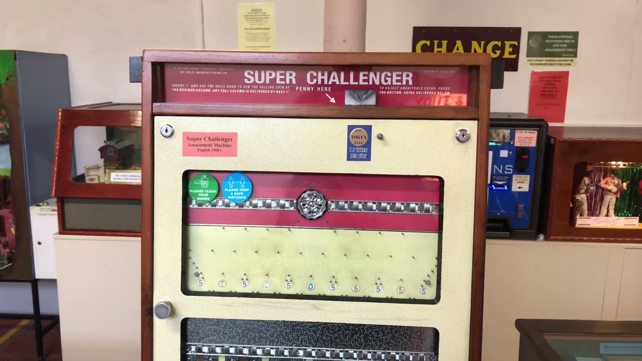 1960&rsquo;s Coin Operated Super Challenger Amusement Arcade Machine
