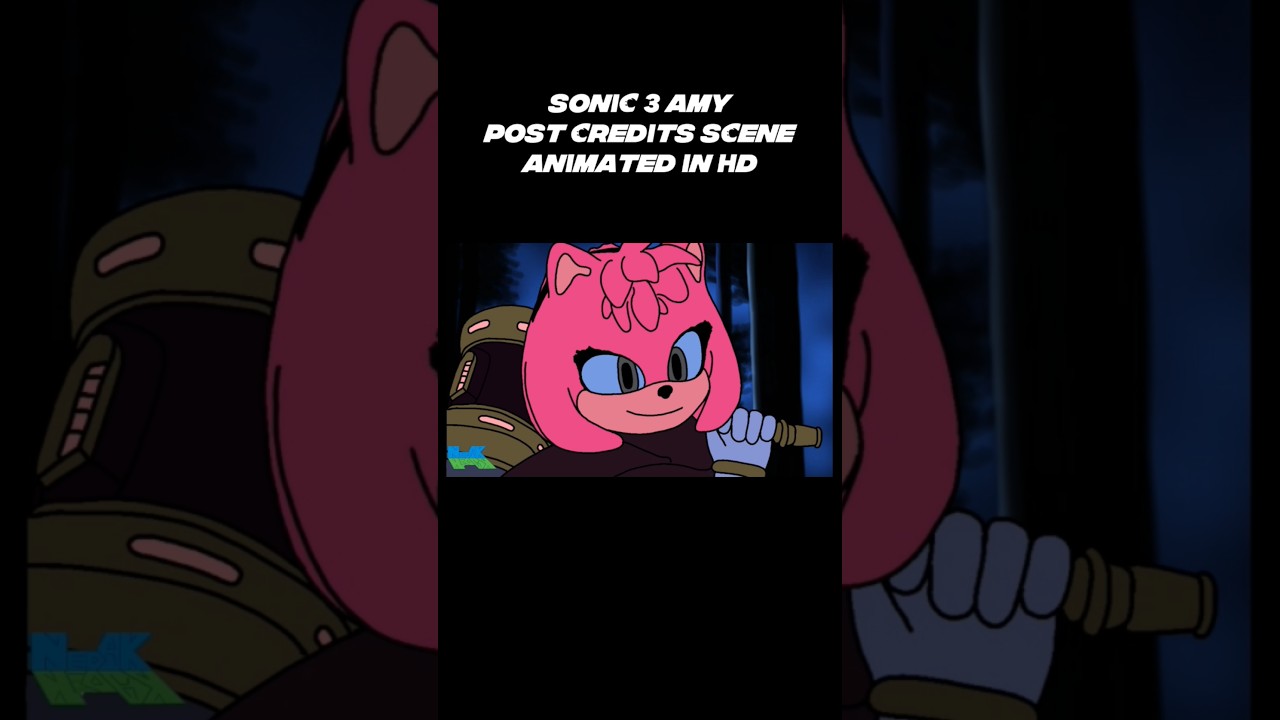 Sonic 3 Amy & Metal Sonic Post Credits Scene Animated 
