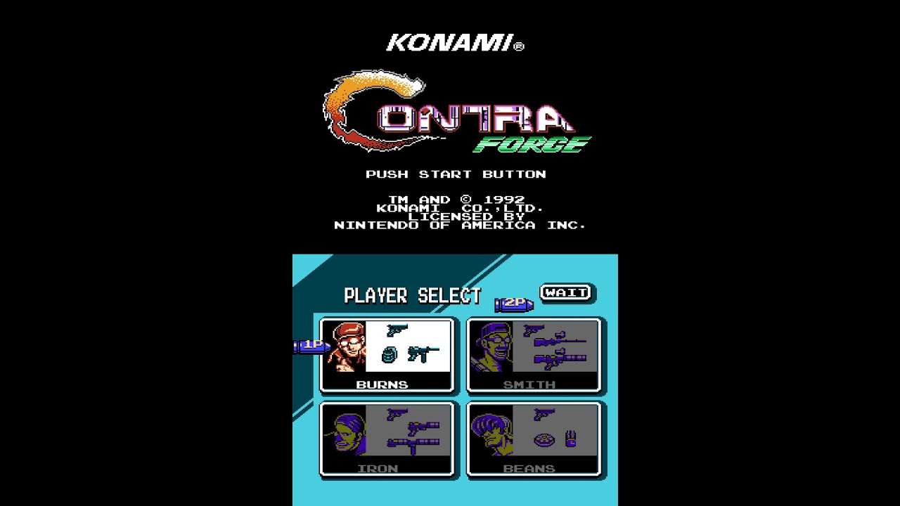 Contra Force (Burns/Hand Grenade Only) (No Death) (Lag Fix/No Slowdown)