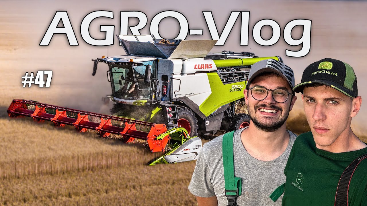 AGRO-Vlog #47, Števo7 a Noro, Nový kombajn CLAAS Lexion 6800