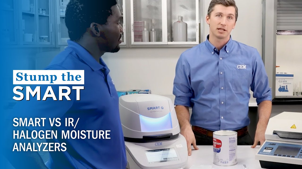 SMART vs IR/Halogen Moisture Analyzers