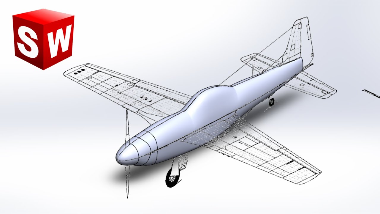 Cómo dibujar el fuselaje de un avión en Solidworks