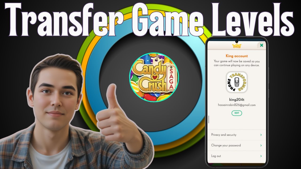 Как перенести уровень игры Candy Crush Saga с одного аккаунта на другой