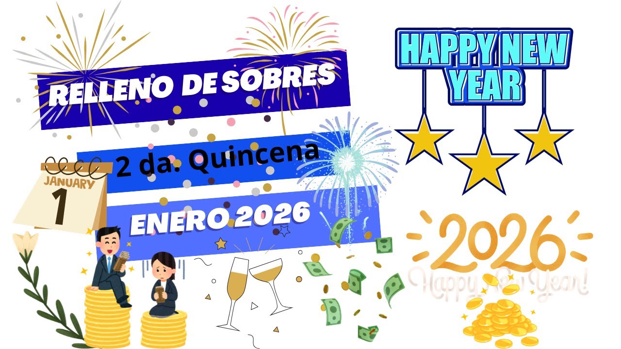 Relleno de Sobres de la 2 da Quincena de Enero 2026 #presupuesto #sistemadesobres #ahorrochallenge