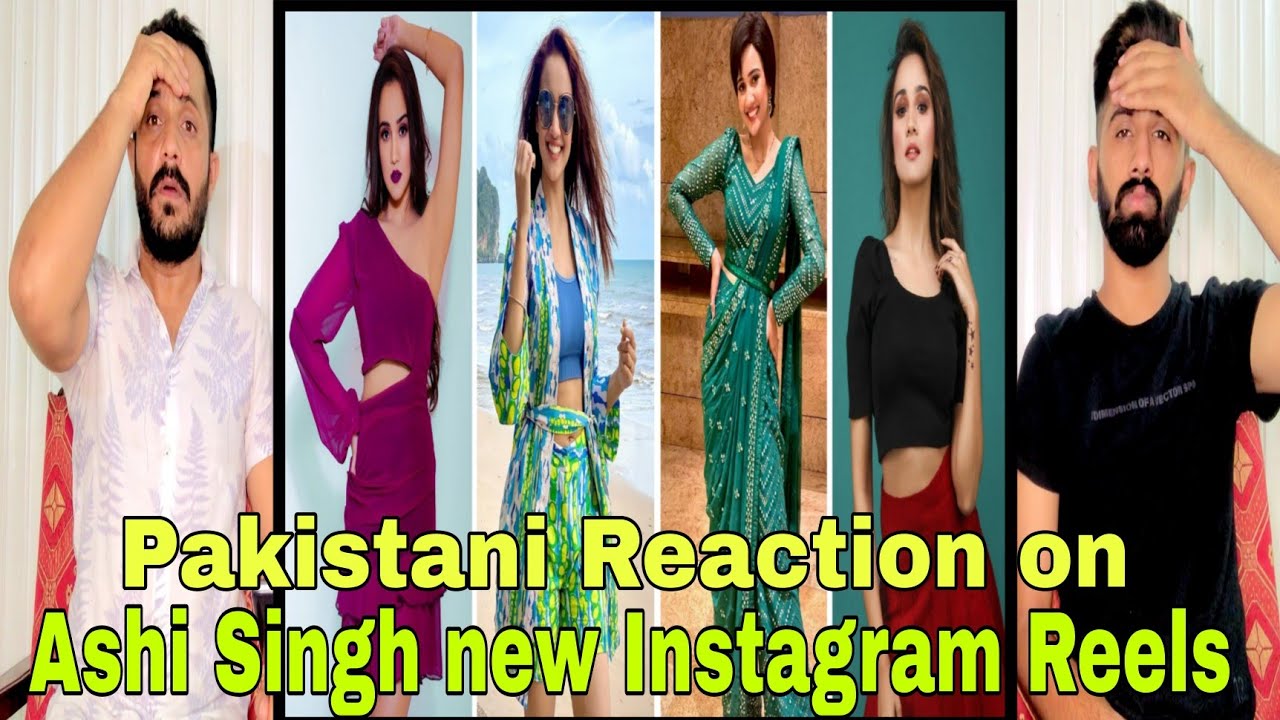Pakistani React on Ashi Singh new Instagram viral reels videos 2022 |Usama with khizar reaction