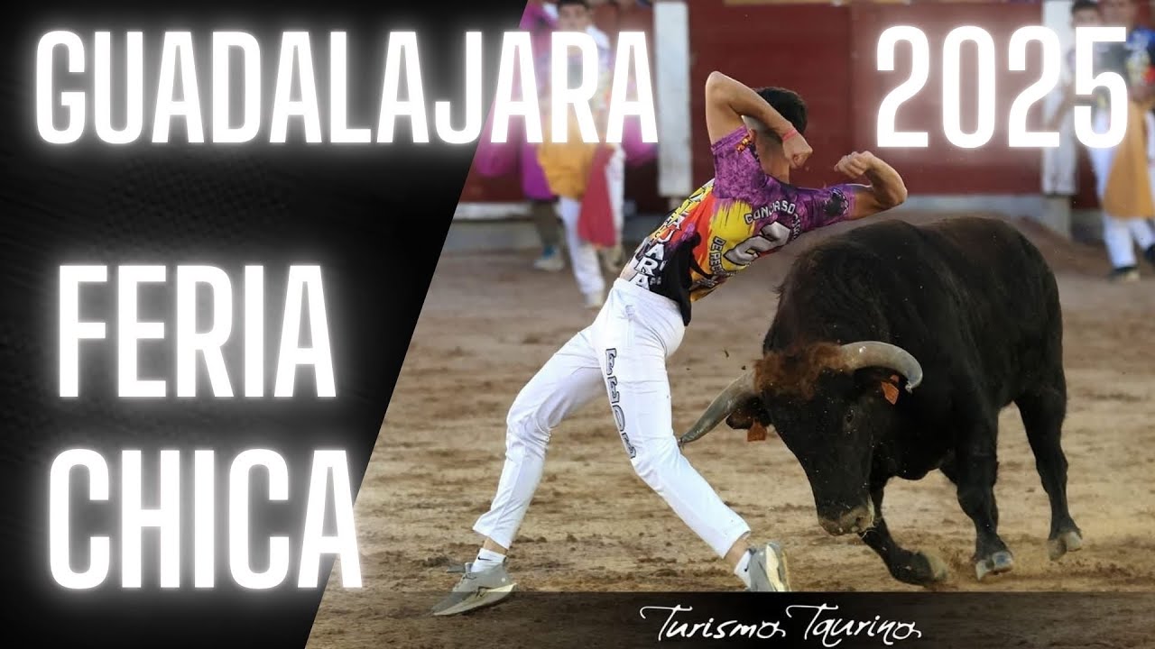 4K CONCURSO DE RECORTES CON TOROS BRAVOS GUADALAJARA 2025 FERIA CHICA