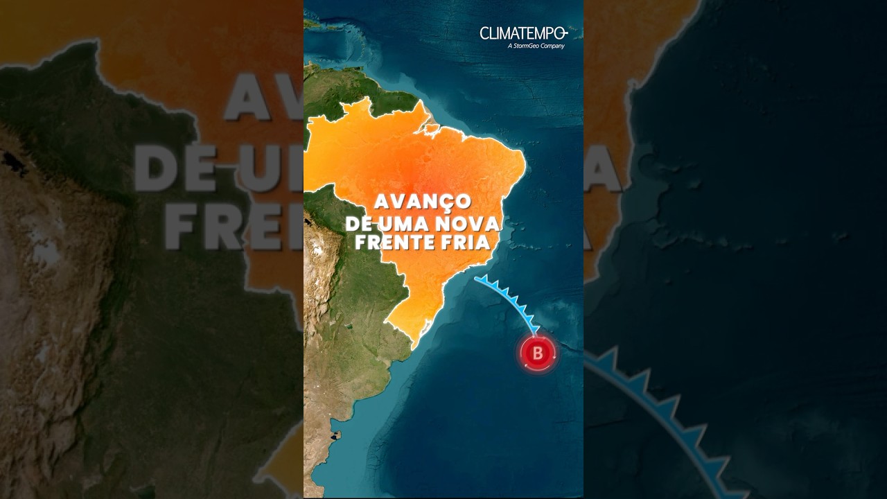 Nova frente fria avan&ccedil;a e muda o tempo neste fim de semana