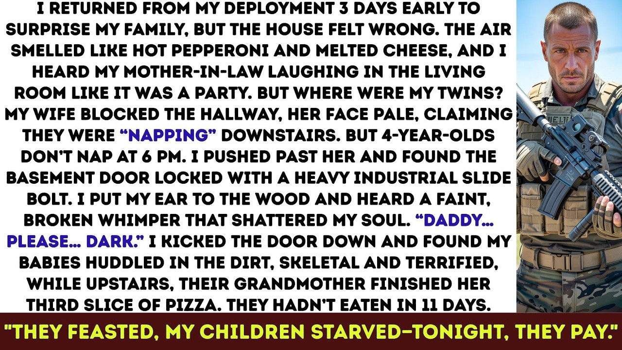 MIL & 5 Sisters Starved My Twins 11 Days—They Ate Pizza—Delta Dad Sealed All 6 Mouths Shut Tonight