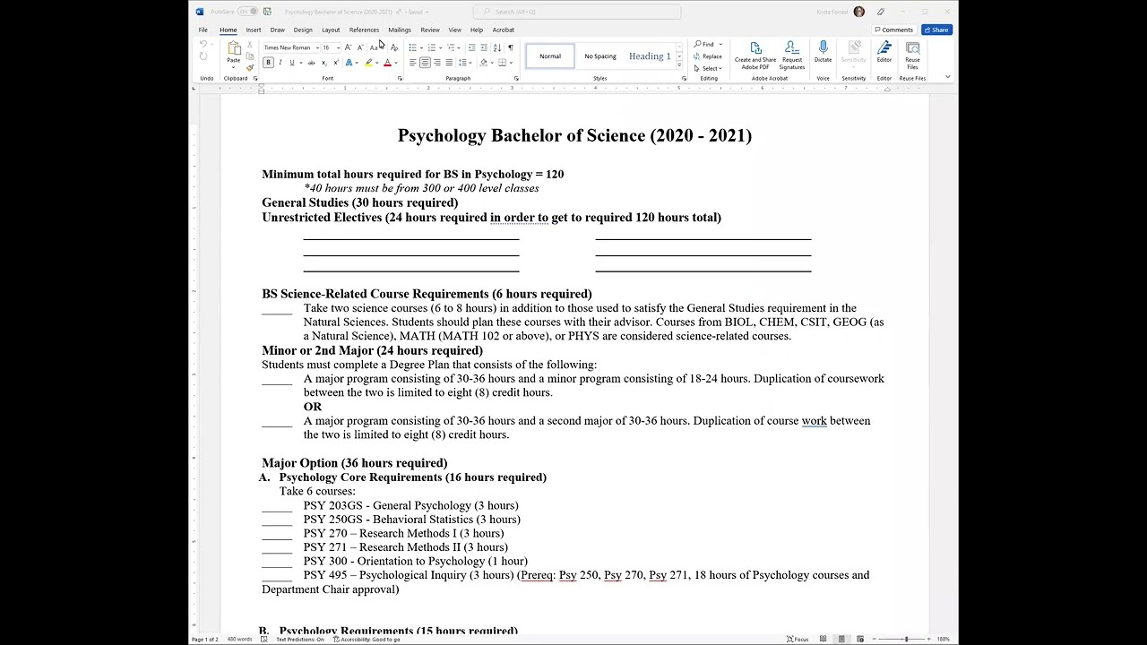 Week 8: The 4 Year Plan