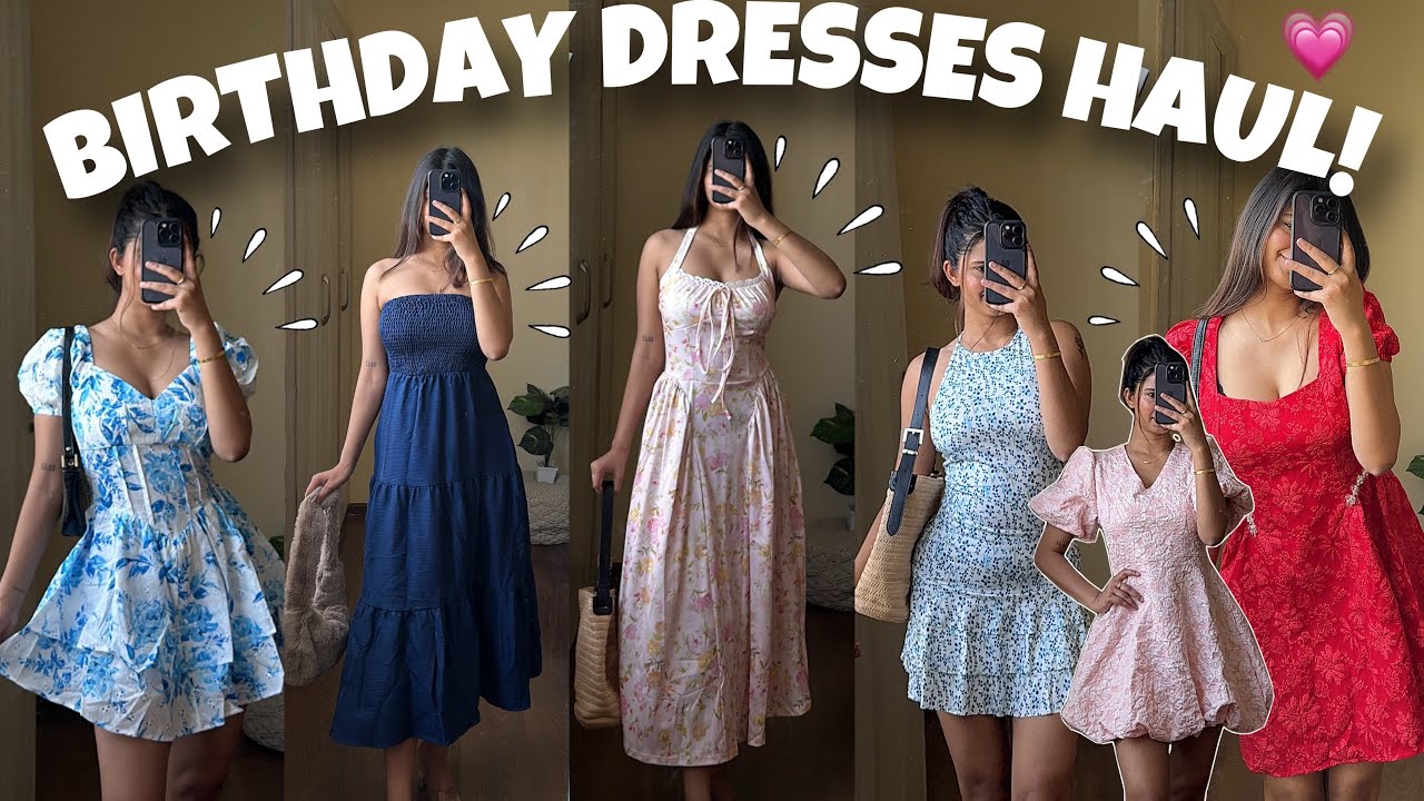 Huge BIRTHDAY DRESSES Haul from SAVANA❤️ Trendy Summer Dresses Collection || Rupal Yadav