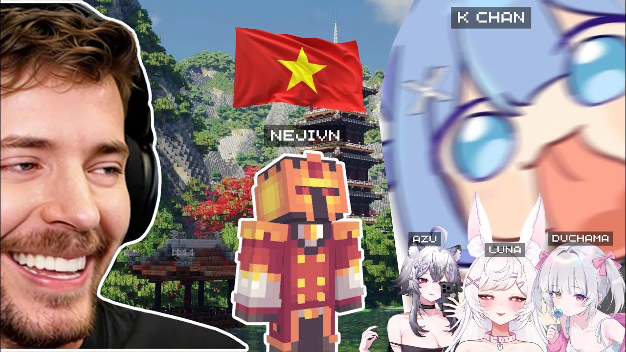 Chúng tôi được người thắng cuộc thi Minecraft của MrBeast dẫn đi tham quan Việt Nam?! | K CHAN