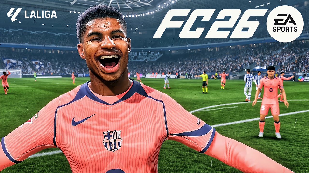 Real Sociedad vs Barcelona | Tactical La Liga Battle | FC 26 PS5 [4K60]