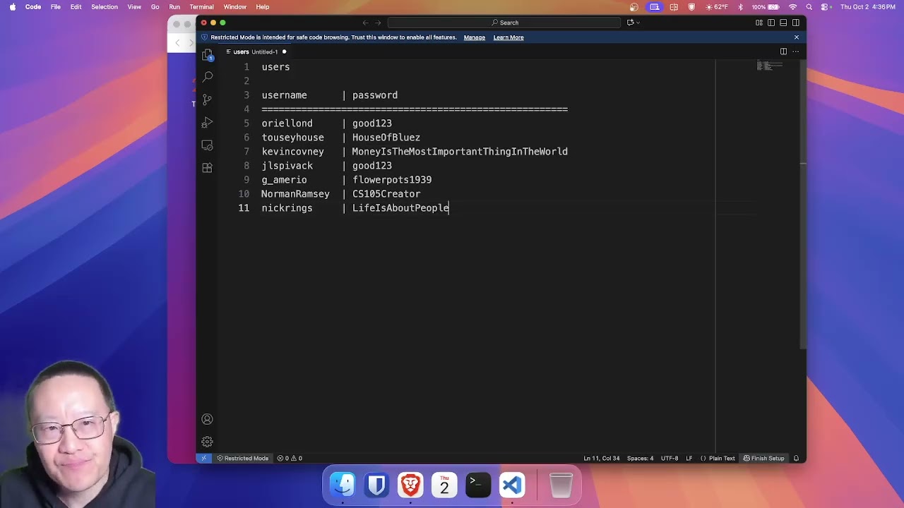Passwords and Password Cracking (Episode 5, Season 11)