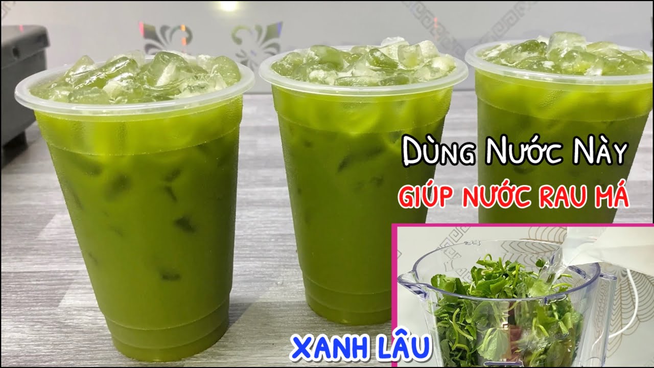 Cách làm RAU MÁ ĐẬU XANH thơm ngon mát lạnh ngày nắng nóng