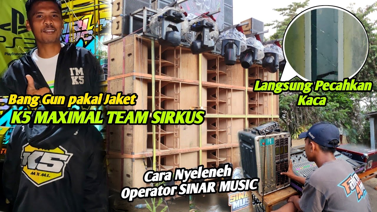 wah,,Manager Sinar Music pakai jaket Team Sirkus🤔?Cara nyeleneh opearator setting box baru The Eagle