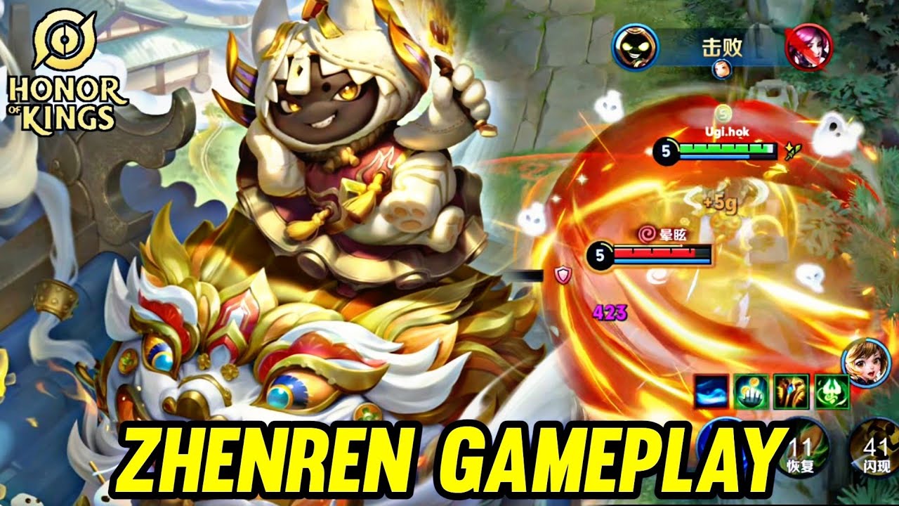 HOK : TAIYI ZHENREN GAMEPLAY | IN SUPPORT - HONOR OF KINGS