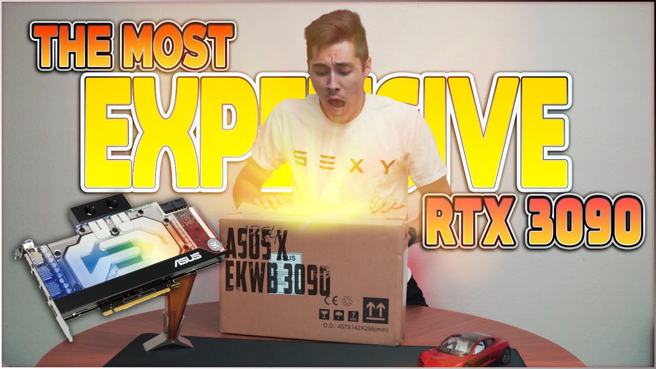 THE MOST EXPENSIVE 3090!?! - ASUS x EKWB 3090 Unboxing!