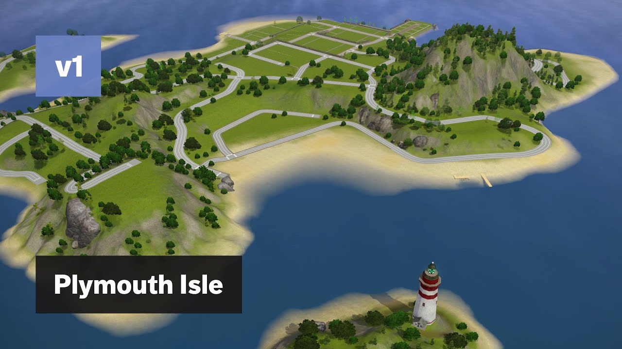 Plymouth Isle v1 • Overview + Download • The Sims 3