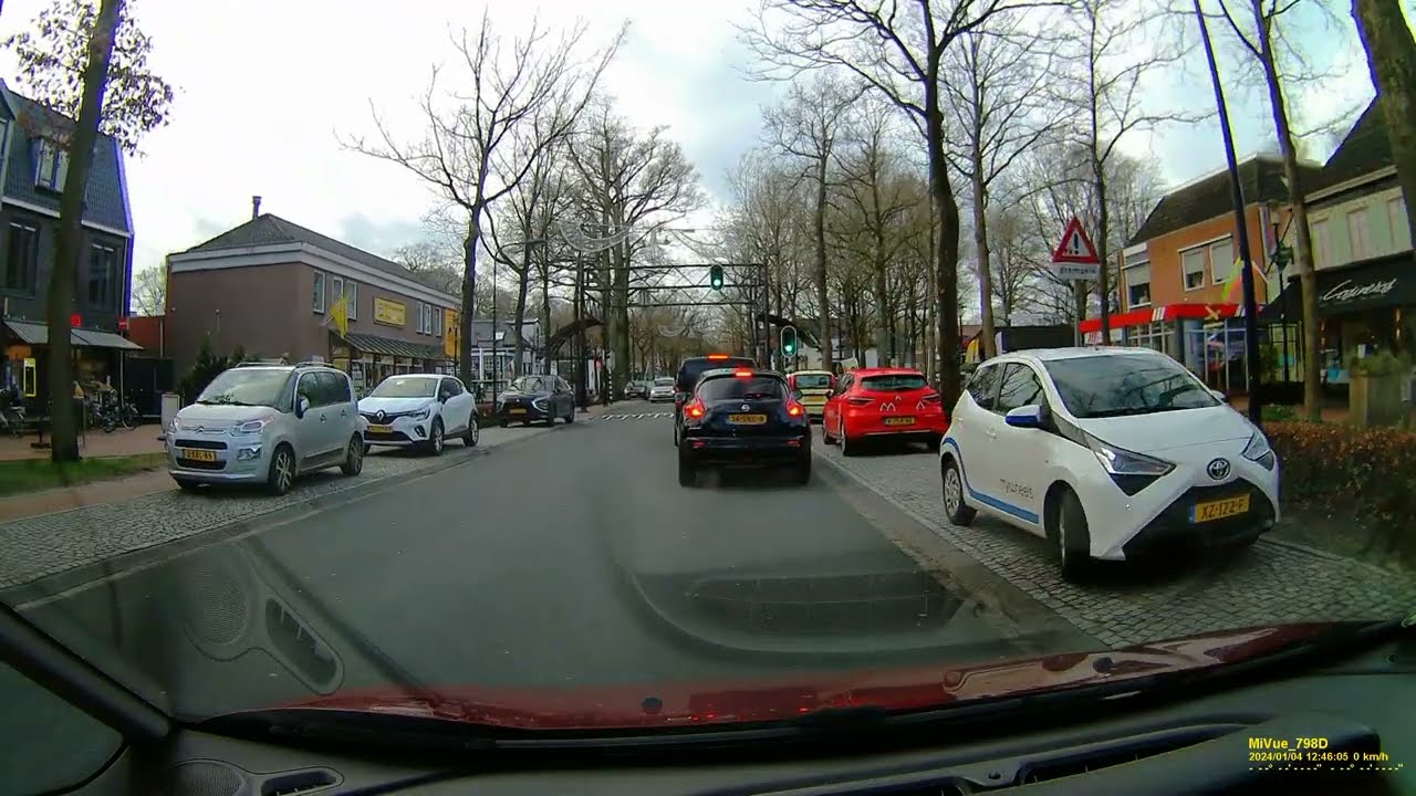Dashcam Zuidlaren  door centrum