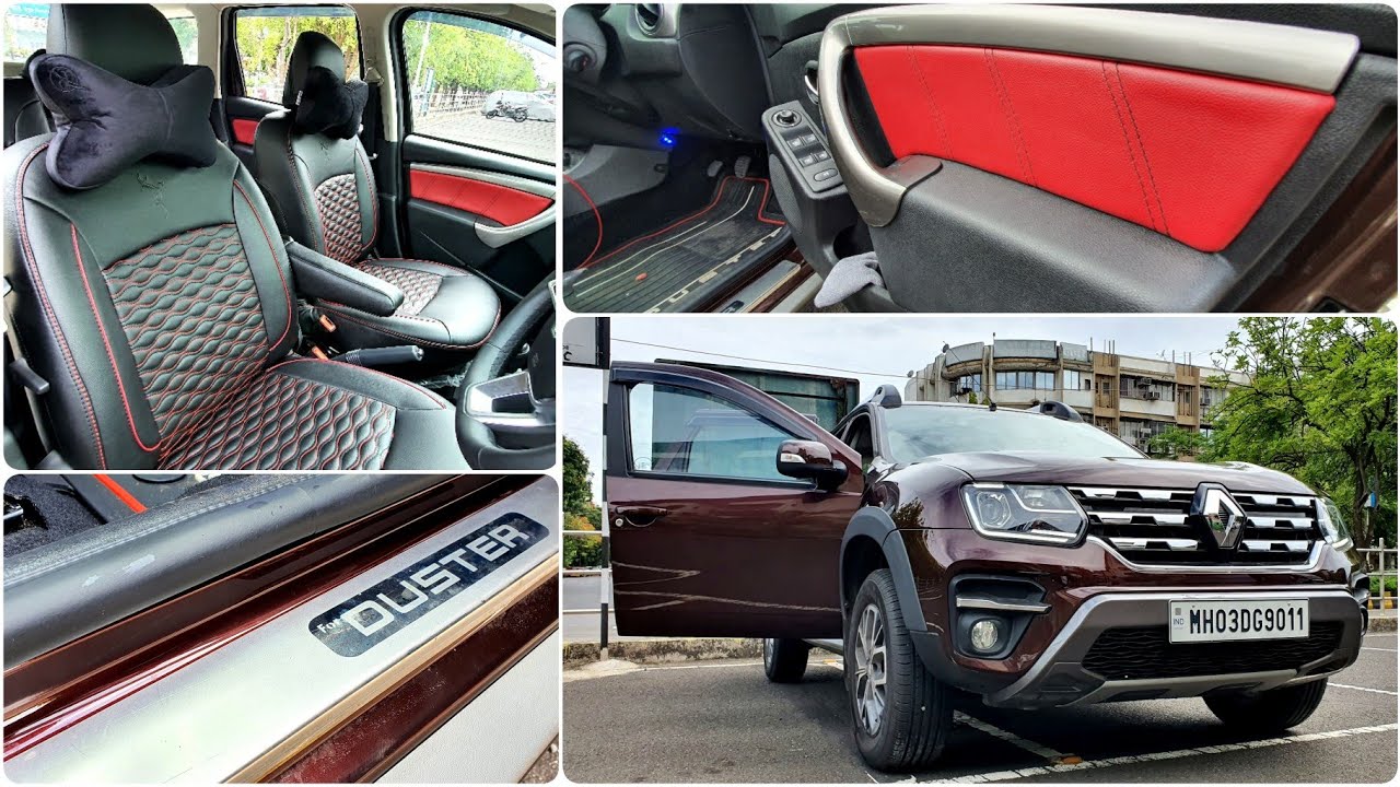 Renault Duster Modified|Signature Collection seat covers|Heat Control Film|HID KITS|📞9820187037