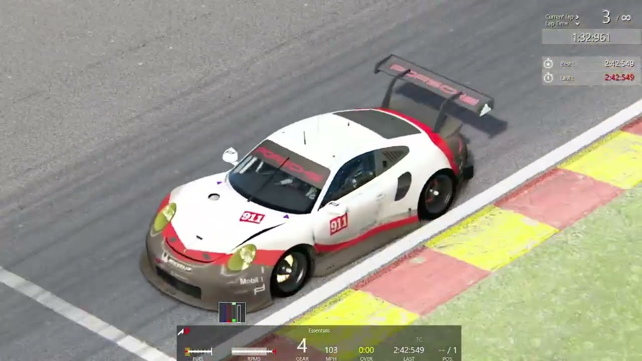 2:31:006 Porsche 911 RSR 2017 - Spa - Assetto Corsa