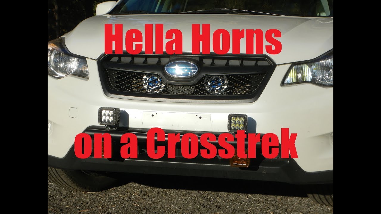 Subaru Crosstrek Horn Upgrade: Hella Sharptone Horns