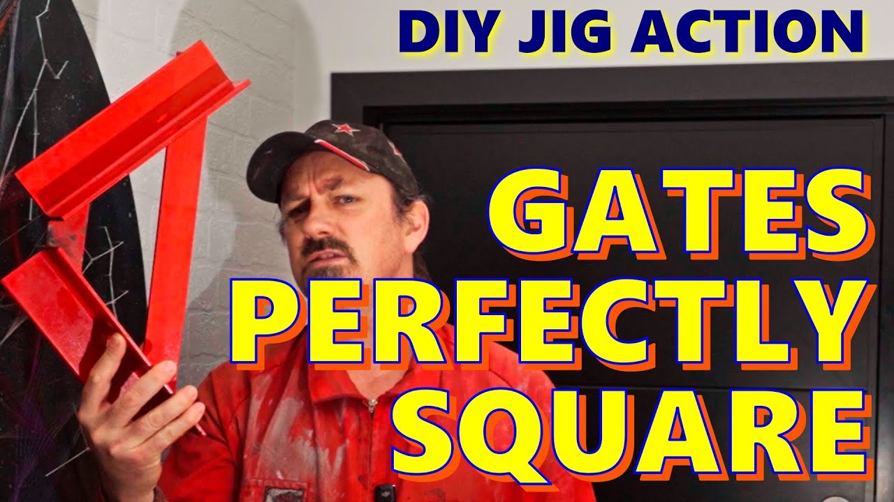 How To Weld Perfectly Square Gate Frames On An Uneven Surface (No Welding Table Needed!)