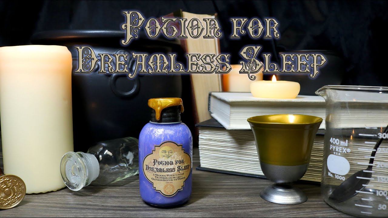 Potion for Dreamless Sleep : DIY Potion Bottle : Potion Prop : Sleeping Potion : Harry Potter Potion