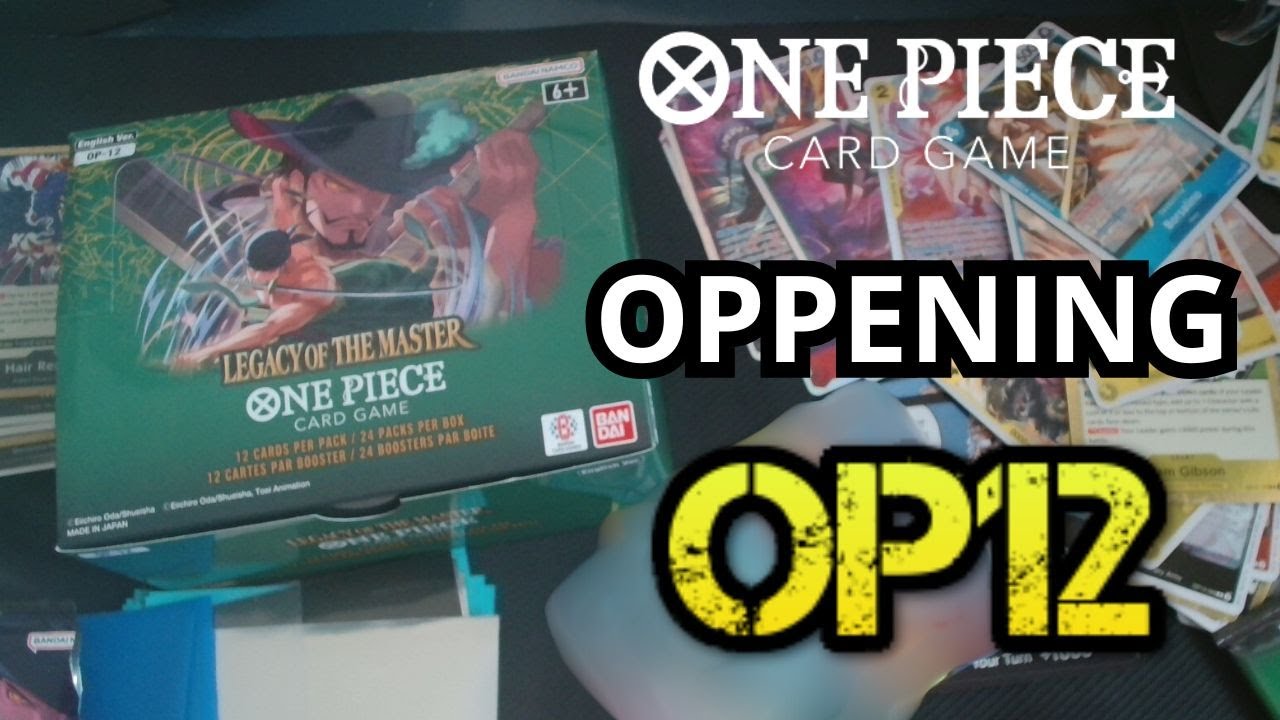APERTURA OP12 LEGACY OF THE MASTER - ONE PIECE CARD GAME