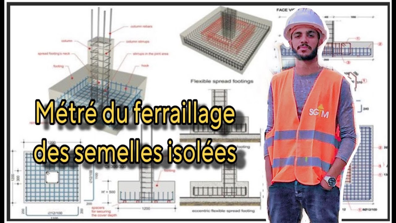 حساب Ferraillage ديال Semelle Isolée باستعمال Excel (شرح تطبيقي)